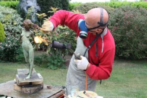 Bichromate de potassium pour obtenir une couleur marron