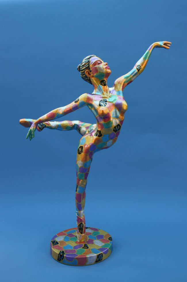 « ARABESQUE », résine colorée