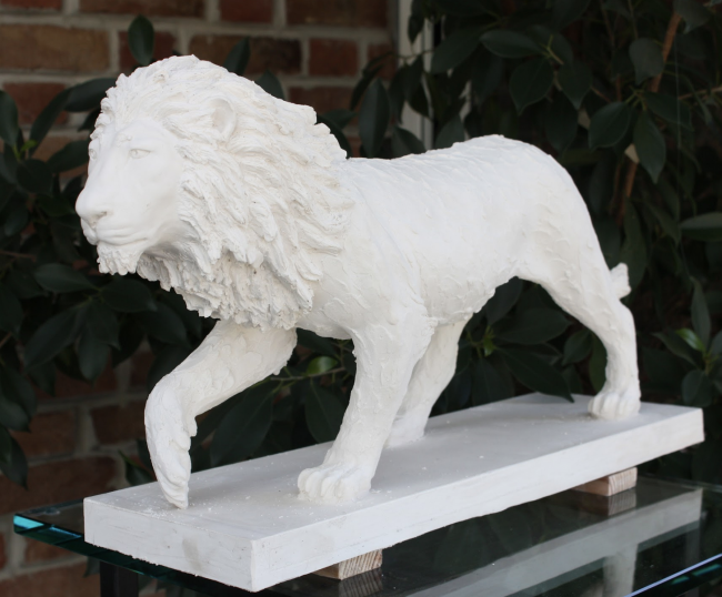 Étude en plâtre – Le « Lion »
