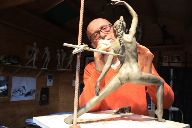 Étude de la pose du guerrier