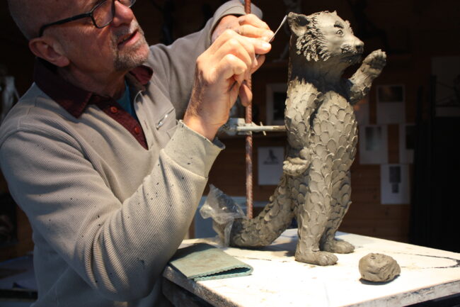 Création du « Panda » de l’argile au bronze