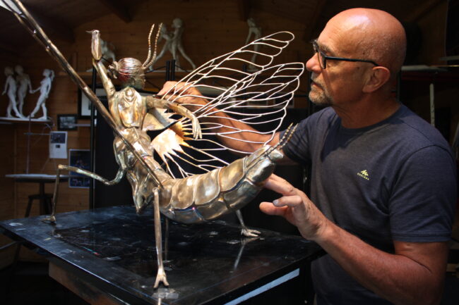 « Métamorphose VIII » – de l’argile au bronze